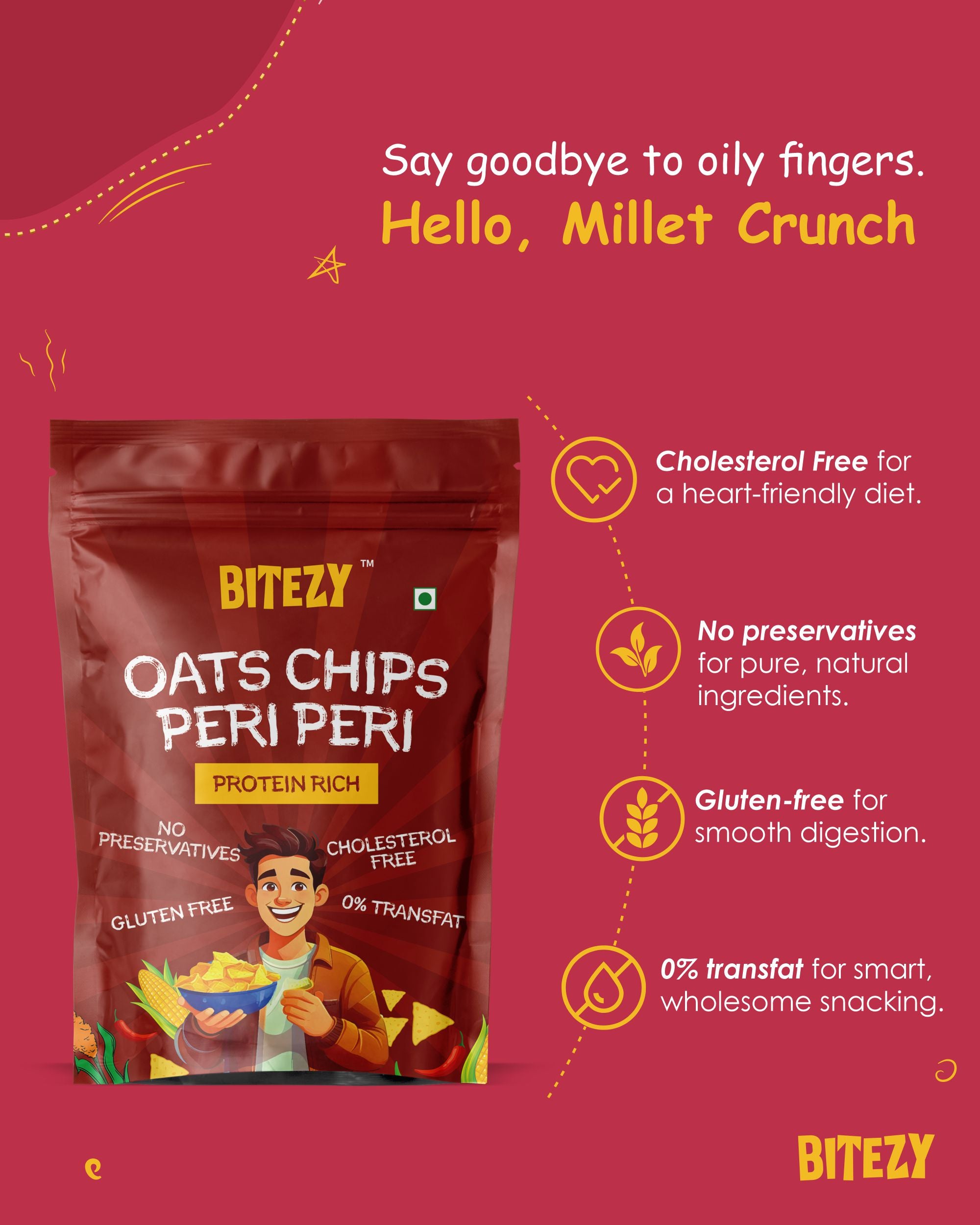 Oats Chips Peri Peri
